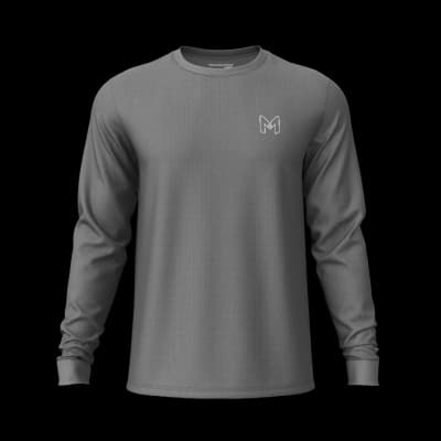 Camiseta de Manga Larga Regular para Hombre - Suave y Duradera